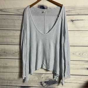 Free People Waffle Knit Sweater